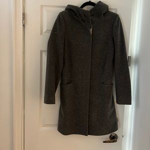 Talula Babaton wool jacket with hood size xsmall, grey